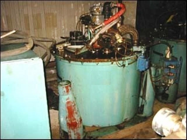 (2) ATM/De Laval Mark III 36 x 20 solid basket centrifuges, 316SS.