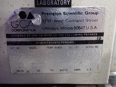 Precision  13x12x13 Gravity Commection Incubator