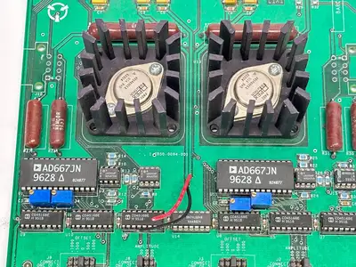 1-CD50-0094-000-X1,AD667JN 9532,AD667JN 9451 | 1-CD50-0094-001 PCB 1-CD50-0094-000-X1 w/ 2x AD667JN 9628 - For parts or not working