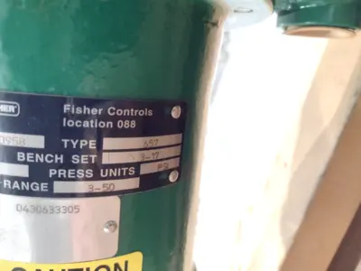 Used FISHER CONTROLS DIAPHRAGM ACTUATOR, 3/4 TRAVEL, SPRING OPPOSED Linear Actuators | Maverick Industrial Sales #1104185
