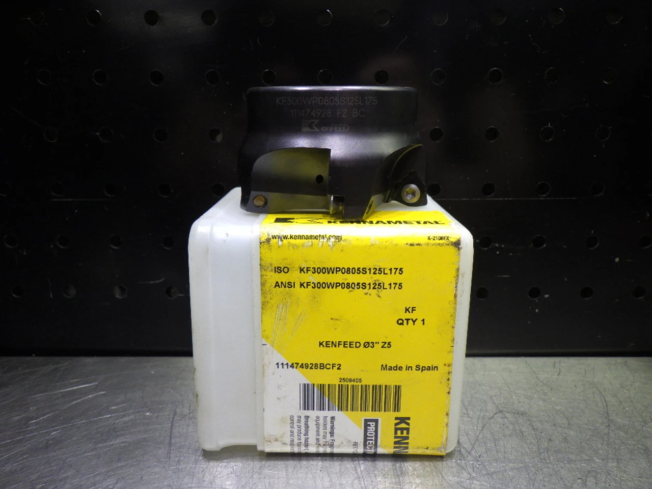 Kennametal 3" Indexable Facemill 1.25" Arbor KF300WP0805S125L175 (LOC2176)