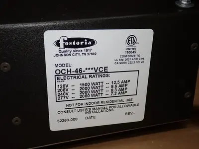 USED FOSTORIA OCH46