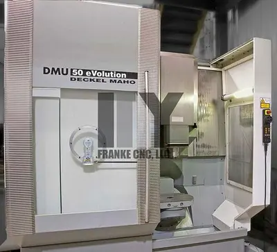 Used 2001 DMG MORI DECKEL MAHO DMU 50 EVOLUTION Vertical Machining Centers (5-Axis or More) | FRANKE CNC, LLC #1382424