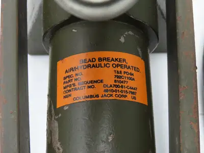 Columbus Jack T&E PD-94 Air Hydraulic Tire Changer Bead Breaker Foot Pedal Pump