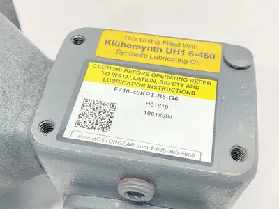 New | in-Stock Boston Gear Worm Gear Speed Reducer 40:1 0.17HP Speed Reducers Michigan US | Maverick Industrial Sales #1398443