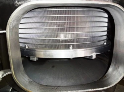 Rousselet Robatel RCPC-70 Vx basket centrifuge, 304SS.