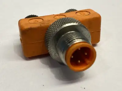 ASBS 2-M-8 | Lumberg Automation  M12 4-Pin M - Dual M8 3-Pin F Splitter LOT OF 2 - Used
