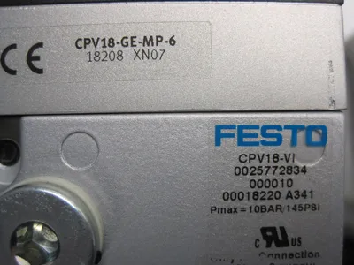 New Festo 10P-18-6C-MP-N-Y-EESGGM+S 10P186CMPNYEESGGMS