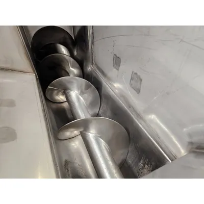 Used 15HP Stainless Steel Cheese Screw Extruder 12" Dia.