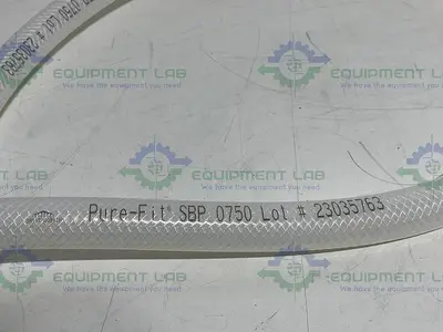 USED SAINT GOBAIN 23035763 PURE FIT 96" HOSE W/ 3/4" TO 1 1/2" SANITARY FITTING 90PSI