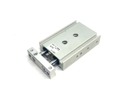 CXSM15-25 | SMC  Dual Rod Pneumatic Guided Cylinder 15mm Bore 25mm Stroke - Used