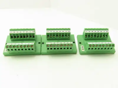 Phoenix Contact DFLK-D15 SUB/B Terminal to D-SUB Connector 15-Pin Lot of 3