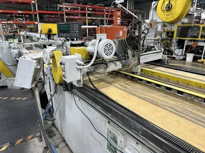 48" X 14 GA ROWE & HERR-VOSS CUT TO LENGTH CTL LINE: STOCK #22752