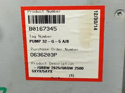 NEW FLOWSERVE B0167345