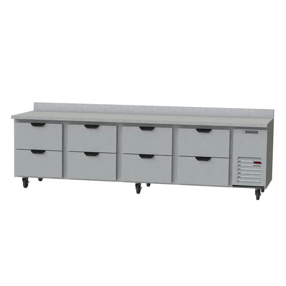 Beverage-Air WTRD119AHC-8 119" Worktop Refrigerator W/ (4) Section, 115v