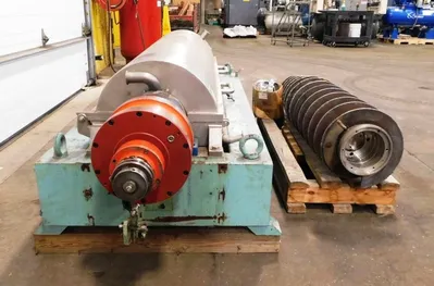 Alfa-Laval NX 418S-31G sanitary decanter centrifuge, 316SS.