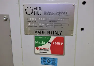 Paolini Bacci TTF1 T2M Miter Door Cutting Boring Moulding Machine