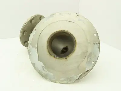 4"x 90° Stainless Flanged Pipe Elbow Vacuum Blower Intake