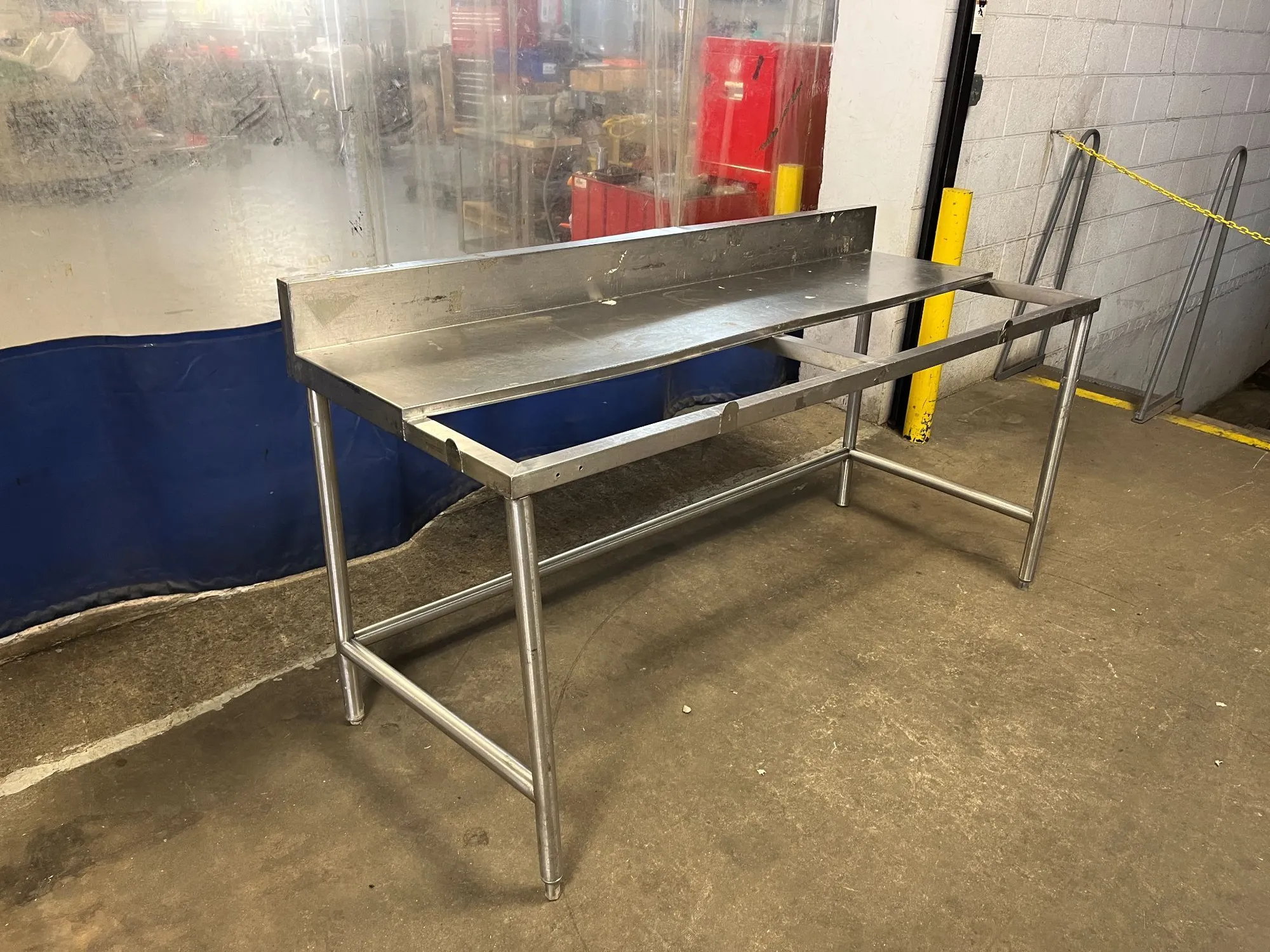 USED CUSTOM STAINLESS Table