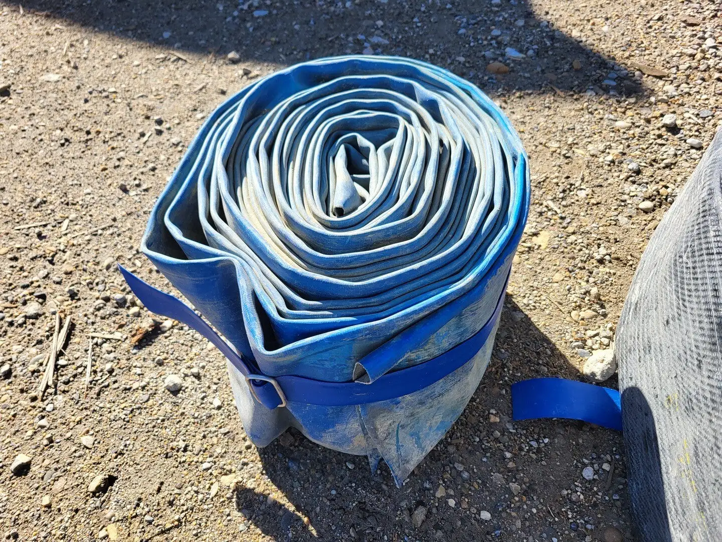 6" x 60 ft Lay Flat Hose Blue