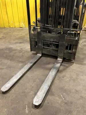 3500 LB MITSUBISHI MODEL FBC18N ELECTRIC FORKLIFT: STOCK 17435