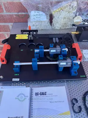 USED OGP SMARTSCOPE FLASH 500 MULTISENSOR VIDEO MEASURING SYSTEM W/ EXTRA PARTS