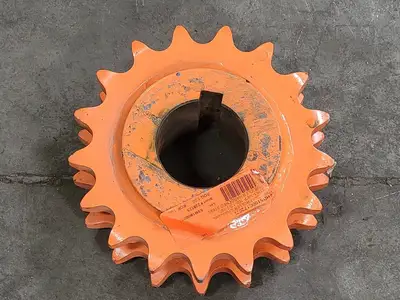Idler Roller Chain Sprocket HDS100C17207I, Double Single, Size 100, 17 Teeth