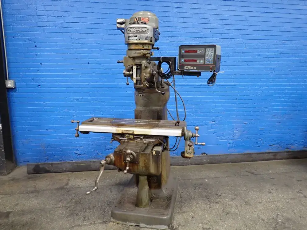 Bridgeport 9" X 36" Vertical Mill