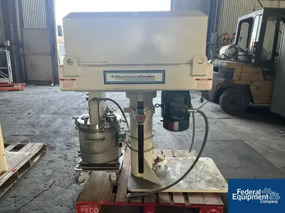 USED Cowles 5 Gal Morehouse Cowles Triple Shaft Vacuum Mixer, Model VIscomax 3V-5-5-3X