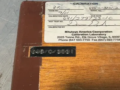 Used MITUTOYO / DOALL / WEBBER 645/C/3031 Gage Blocks Ohio US | HGR 24 #1251182