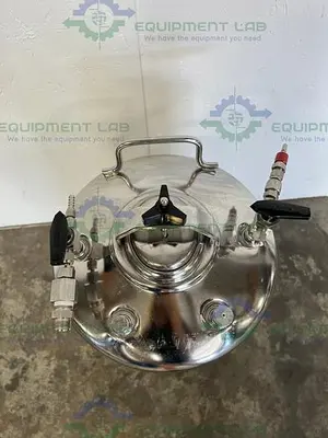 USED ALLOY PRODUCTS 30 LITER STAINLESS STEEL PRESSURE VESSEL 115PSI
