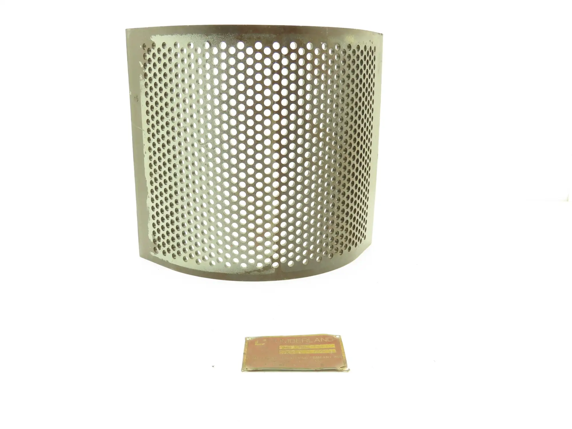 Cumberland 284 Gran 3KN Granulator Grinder Screen 5/16" Holes 12-1/8"W
