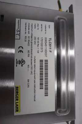Bereger Lahr TLC511 F Servo Drive POSITIONING CONTROLLER 5 AMP STOCK B-719