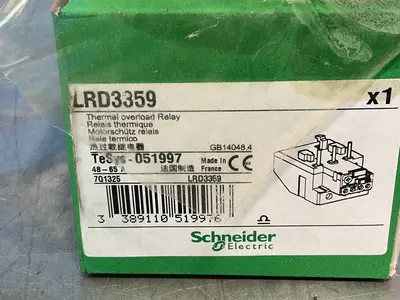Used SCHNEIDER ELECTRIC LRD3359 Relays & Switches Ohio US | HGR 24 #1357429