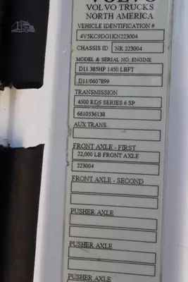 Used 2019 VOLVO VHD64B200 Vacuum Truck Texas US | Roll Off Truck World #1491991