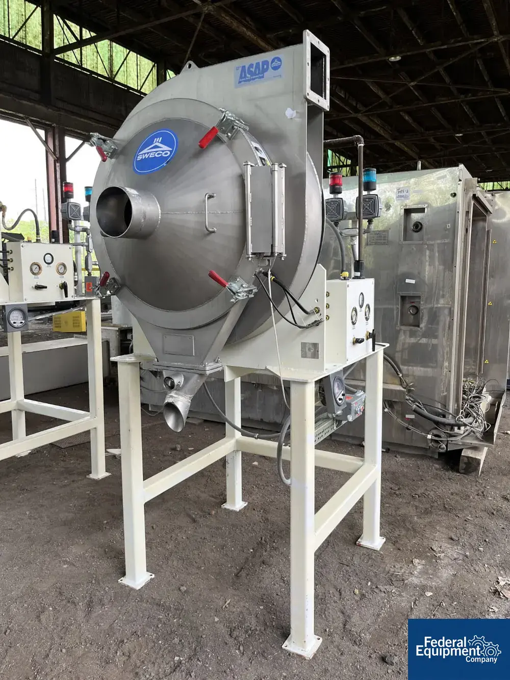 USED SWECO Sweco Turbo Screen classifier, Model TS30S