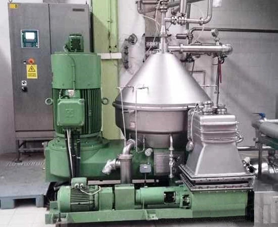Westfalia SC 120-36-777 self-thinking clarifier centrifuge, 316SS.