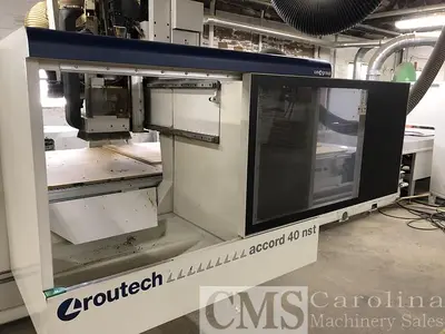 USED 2014 SCMI ROUTECH ACCORD 40 NST CNC ROUTER WITH PANEL LOADER