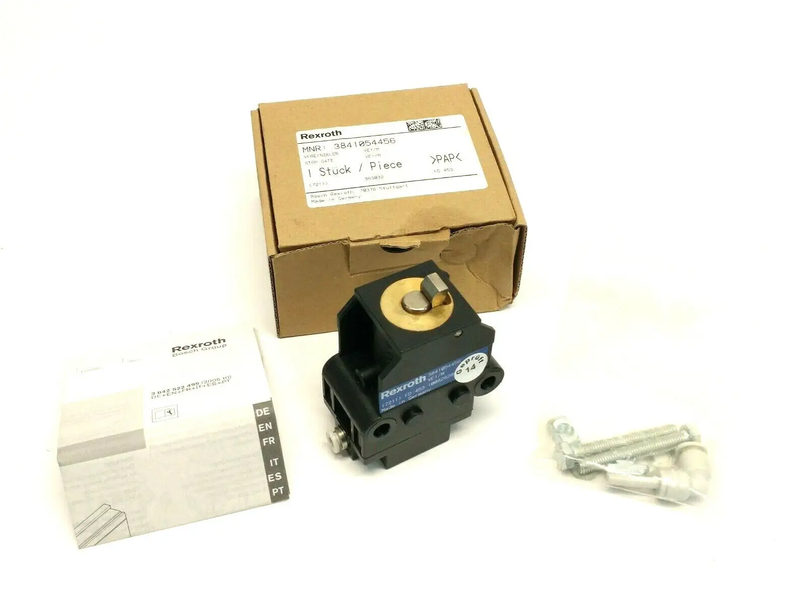 NEW BOSCH REXROTH 3841054456 STOP GATE VE1/M