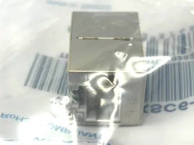 New | in-Stock L-Com Cat6 Mini Coupler Shielded RJ45 8x8 In-line Feed-Thru Electrical Fittings Michigan US | Maverick Industrial Sales #1390699