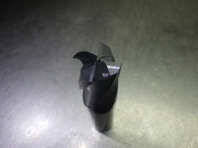 Titan USA 1" 4 Flute Carbide CR Endmill 1" Shank .015" R  TC74186 (LOC3118A)