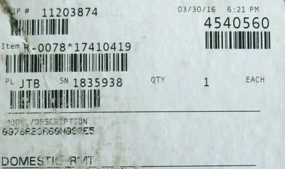 NEW ROSEMOUNT R-0078-17410419 TEMPERATURE SENSOR 0078R23A60N082E5 0007763110425