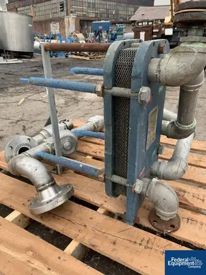 USED Polaris Plate Heat Exchanger 13.45 Sq Ft Polaris Plate Heat Exchanger, 316 S/S, 150#