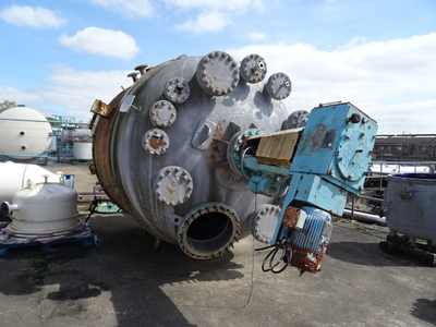 8,000L M/S  Hastelloy Clad JKTD Reactor