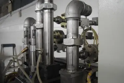 Arenco model AM2000 Hot Air Tube Filler and Sealer
