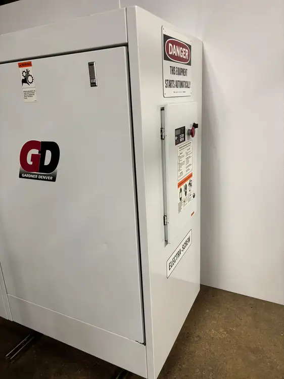 Used 2000 GARDNER DENVER MODEL EFC99A 20 HP Air Compressors (Misc) Michigan US | iBiD Machinery #1292223