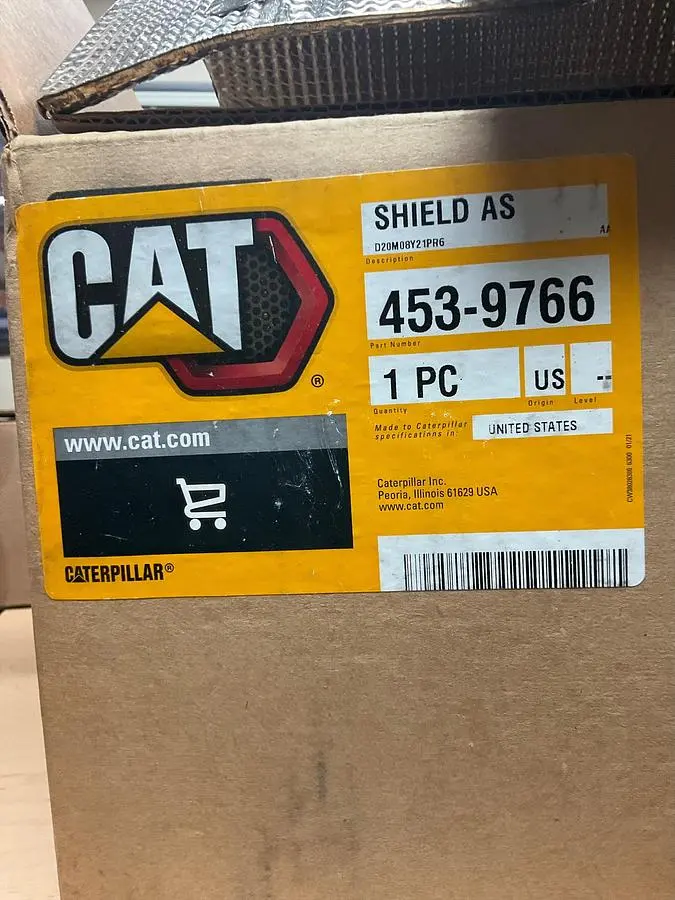 CAT Exhaust Heat Shield PN: 453-9766