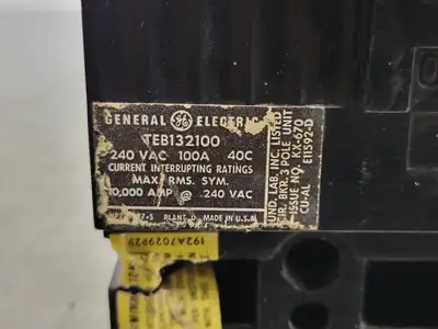 USED GENERAL ELECTRIC TEB132100