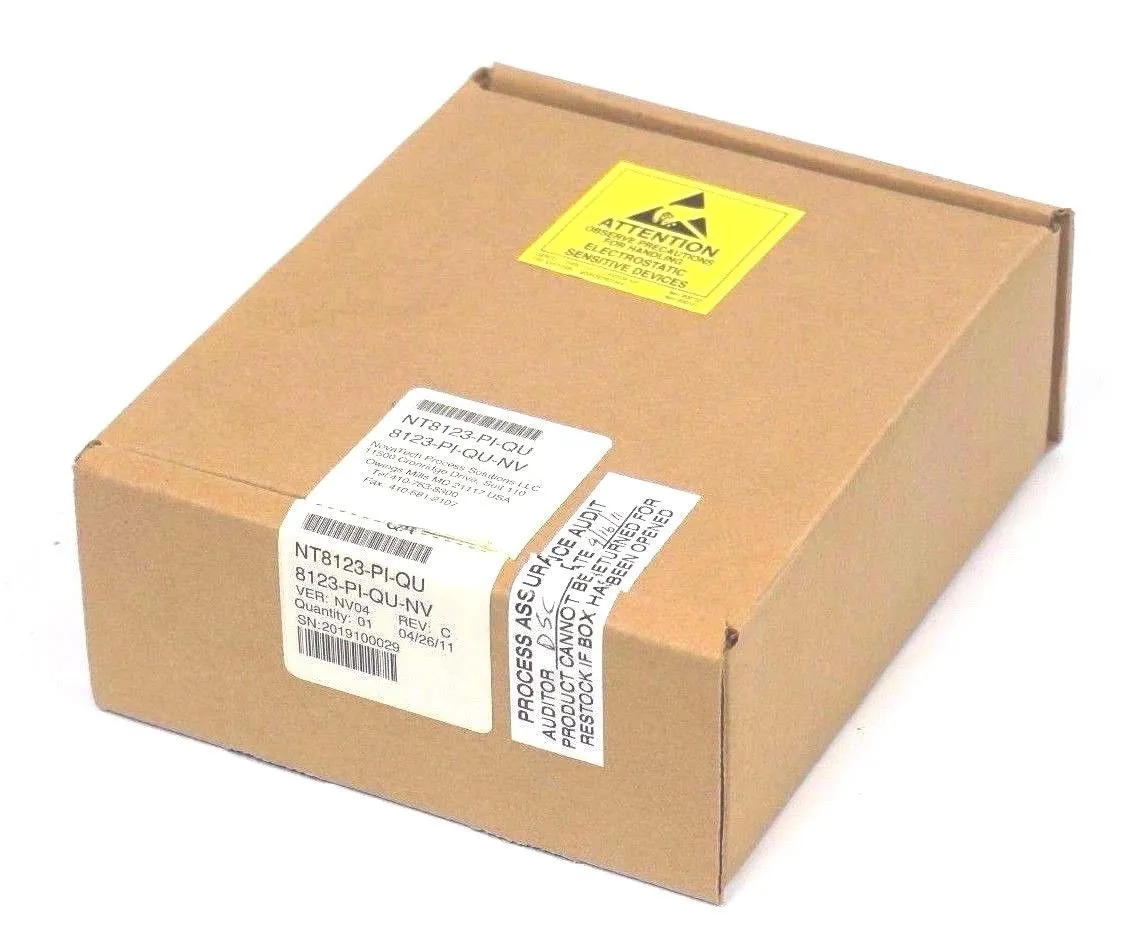 NEW NOVATECH / MTL NT8123-PI-QU PULSE/QUADRATURE INPUT 8123-PI-QU, 8123-PI-QU-NV