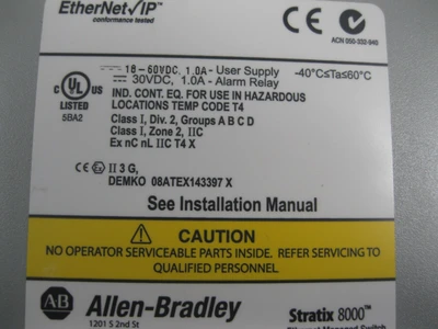 USED Allen-Bradley 1783-MS10T